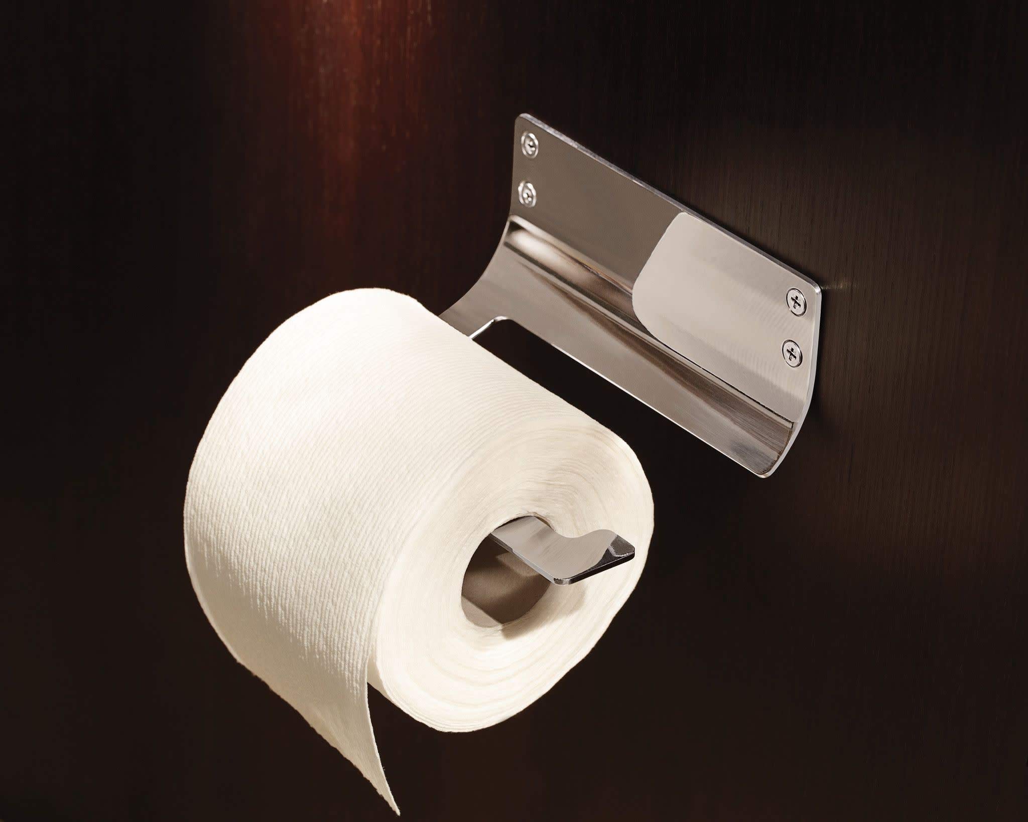 Moen DN6408CH VIQ Chrome Paper Towel Holder - Durable Bathroom & Kitchen Accessory for Easy Paper Towel Dispensing
