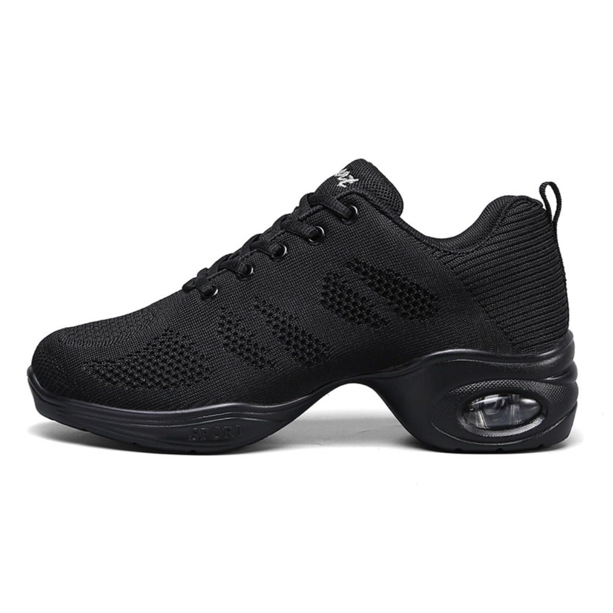 Breathable Women's Jazz Dance Shoes - Air Cushion Mesh Sneakers with Thick Sole for Walking & Athletic Performance | Perfect for Dance Classes, Gym Workouts & Casual Wear