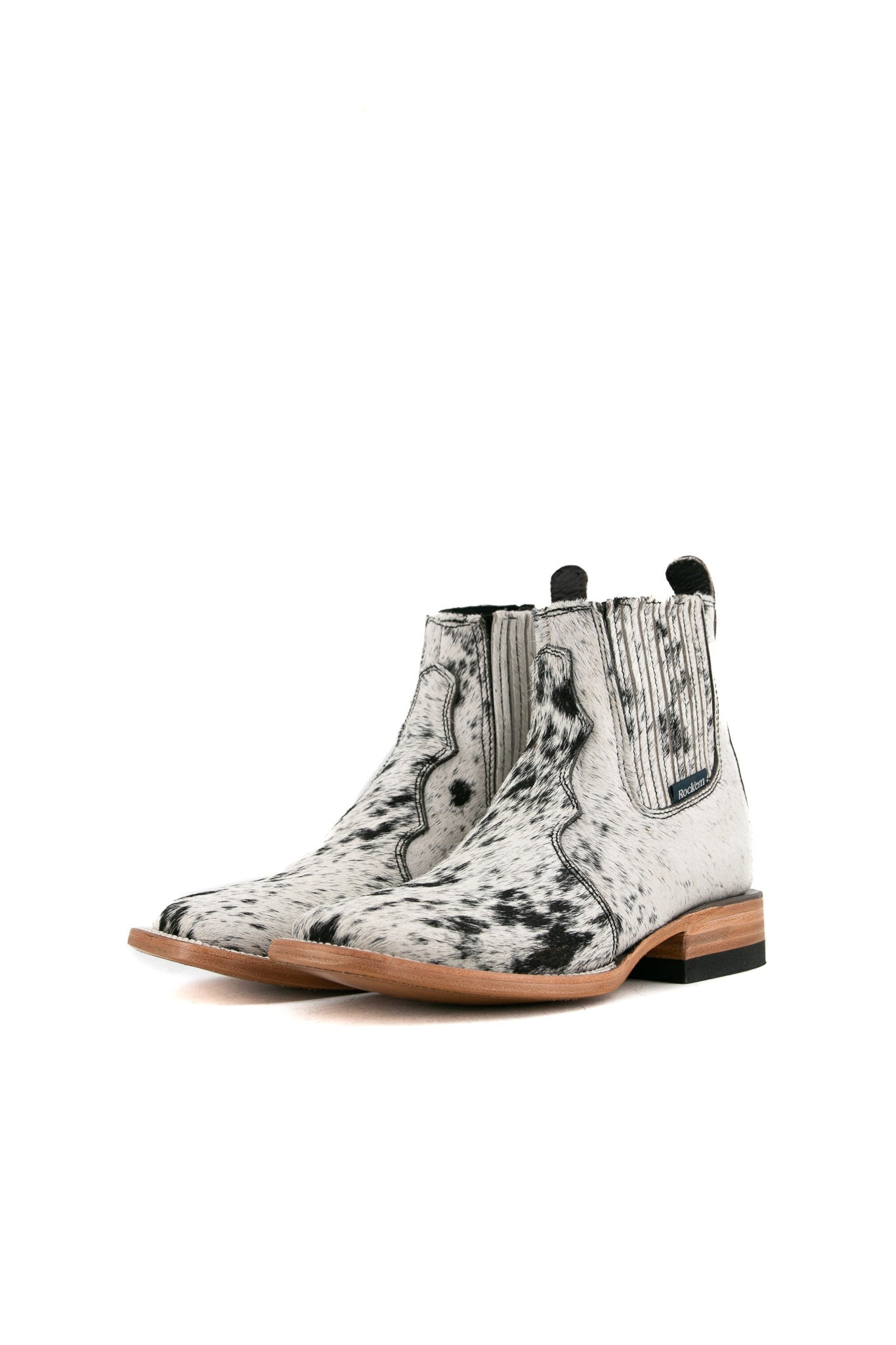 Women's Cowhide Square Toe Ankle Boots Size 5 - Comfortable & Stylish Leather Booties for Everyday Wear | Perfect for Office, Casual Outings & Fall Fashion