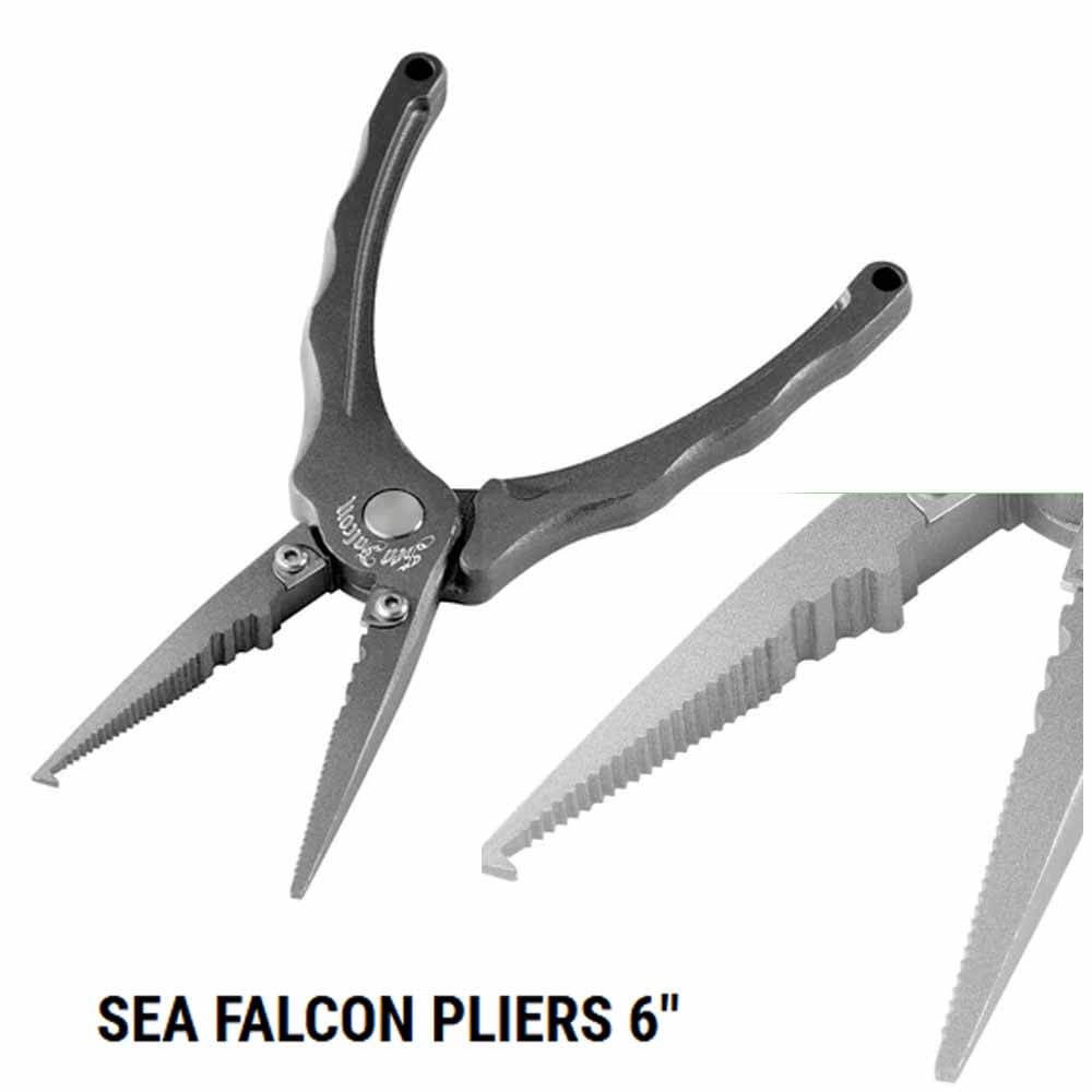 Sea Falcon 6-Piece Pliers Set - Professional Multi-Purpose Tool Kit for DIY, Home Repair, and Automotive Work | Perfect for Plumbing, Electrical, and Craft Projects