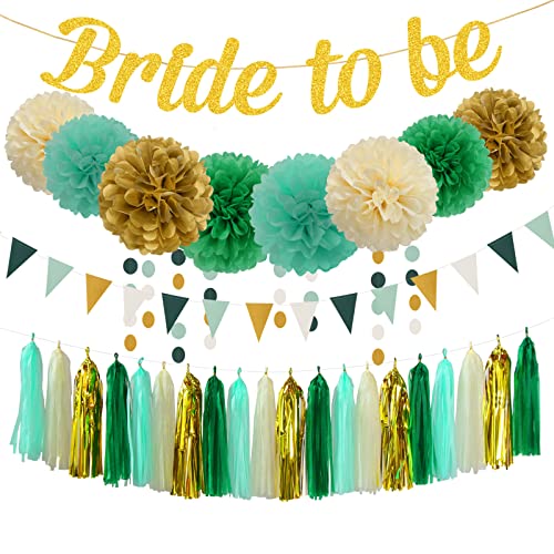 Sage-green Beige-gold