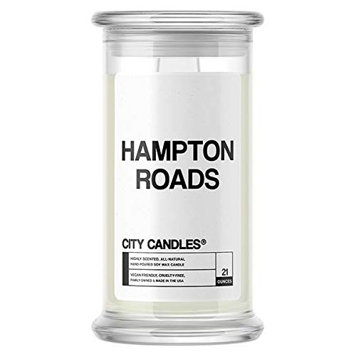 Premium All-Natural Soy Wax Candles 21oz Jar - 30+ Fragrances, Made in USA, Eco-Friendly, Long-Lasting - Perfect for Home, Office, Spa & Romantic Ambiance - Hampton Roads Collection (NOJ Aloha Scent)