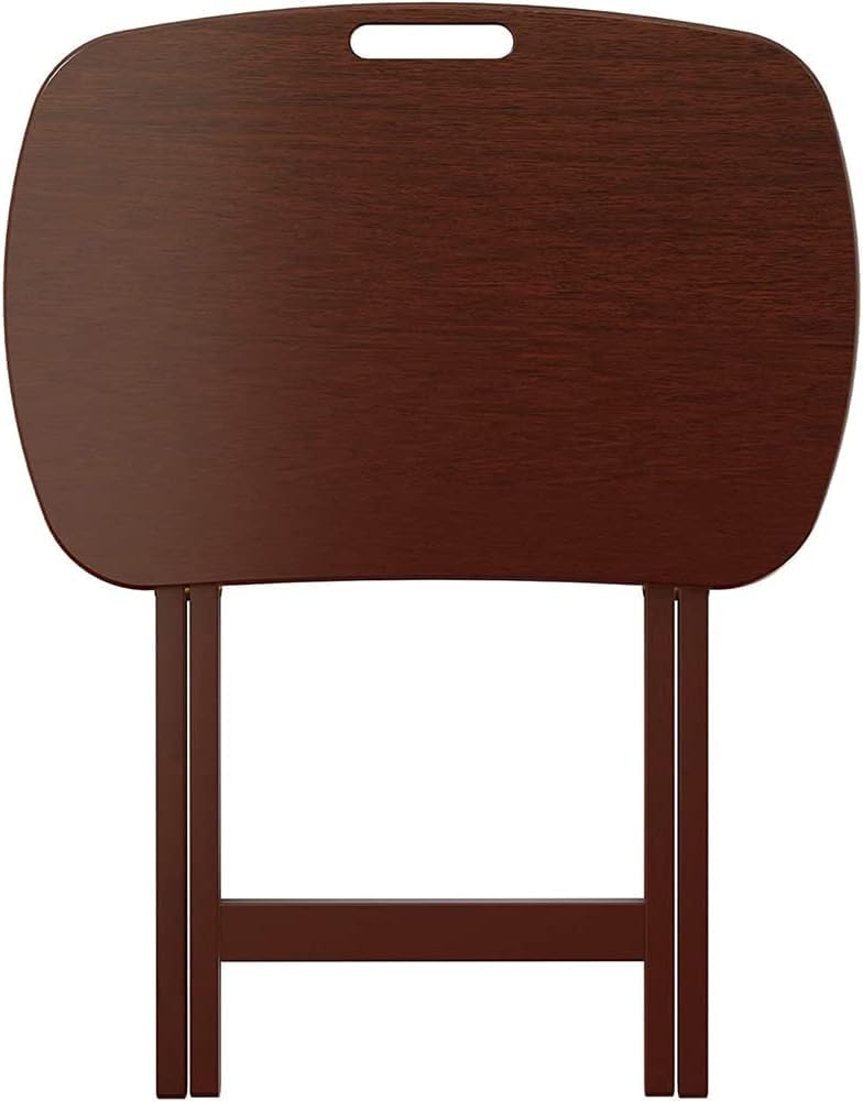 Premium Solid Wood Folding TV Tray Table - 22.83