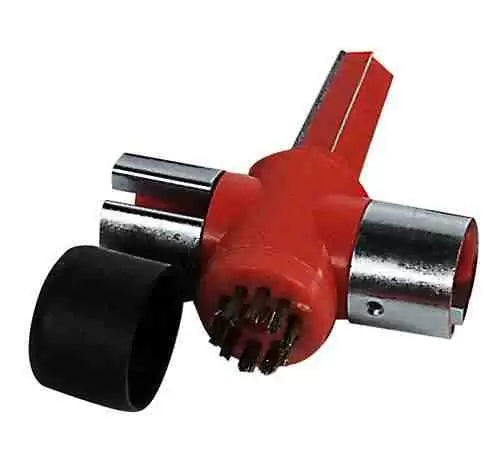 4 in 1 Battery Terminal Cleaner Tool - Corrosion Remover & Terminal Brush for Car, Truck, Boat - Perfect for Auto Maintenance & DIY Cleaning (Model 46136)