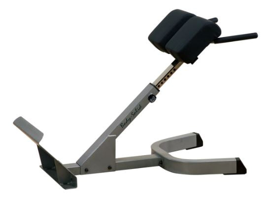 Body Solid 45 Degree Hyperextension Bench for Home Gym - Ab & Back Workout Equipment for Core Strength Training | Perfect for Home Fitness & Strength Exercises