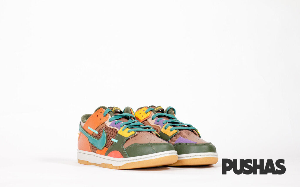 Nike Dunk Low Scrap 'Archeo Brown' Sneakers - Retro Basketball Shoes for Men & Women - Perfect for Casual Wear, Street Style & Sneaker Collectors