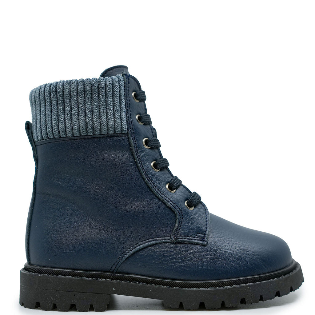 Andanines Navy Jean Boots for Women - Stylish & Comfortable Denim Ankle Boots for Casual Outfits | Perfect for Fall & Winter Fashion, Daily Wear, and Outdoor Activities
