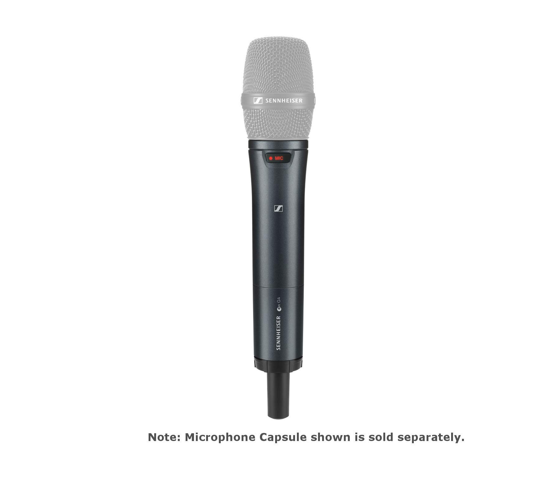 Sennheiser SKM 100 G4-S-A1 Handheld Wireless Microphone Transmitter with Mute Switch - Certified Refurbished for Professional Live Performances & Studio Recording