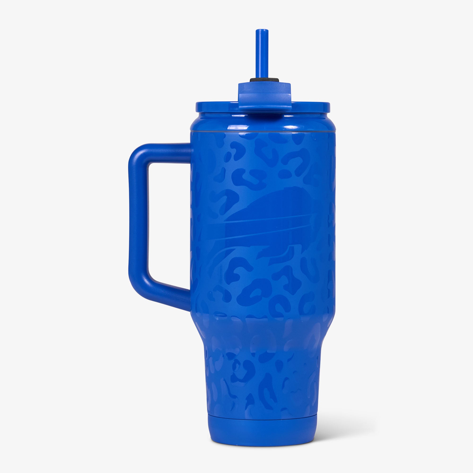 Buffalo Bills 32 Oz Insulated Leopard Print Flip Lid Travel Mug - Perfect for Game Day, Commuting & Outdoor Adventures