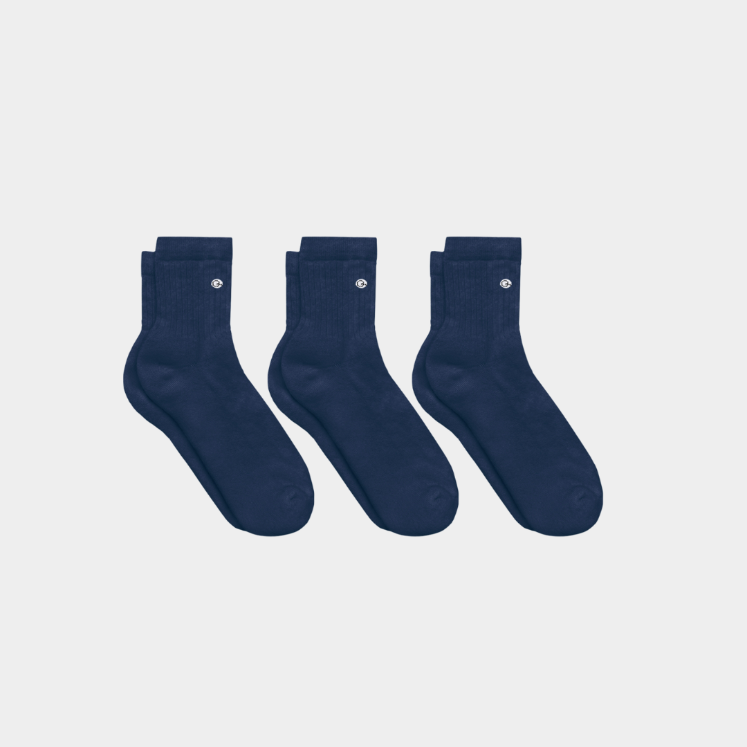 Premium Merino Wool & Cotton Blend Midweight Quarter Socks for Kids - Soft, Breathable & Durable for School, Sports & Everyday Wear