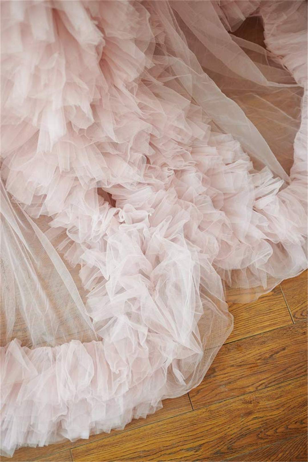 Elegant Tulle Robe - Long Lingerie Bridal Dressing Gown for Wedding, Boudoir Photoshoot & Romantic Nights | Plus Size Sleepwear & Loungewear for Women