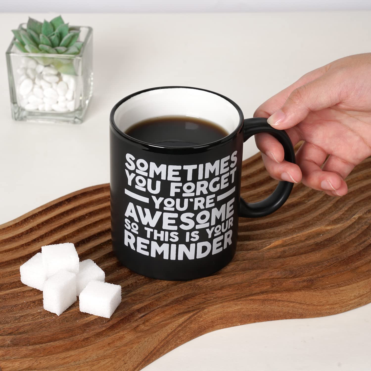 Funny Thank You Gifts for Men & Women - Inspirational Coffee Mug for Friends, Coworkers, Boss, Employees, Parents & Mentors - Perfect Birthday, Graduation & Friendship Present - Great for Office, Home & Daily Coffee Breaks