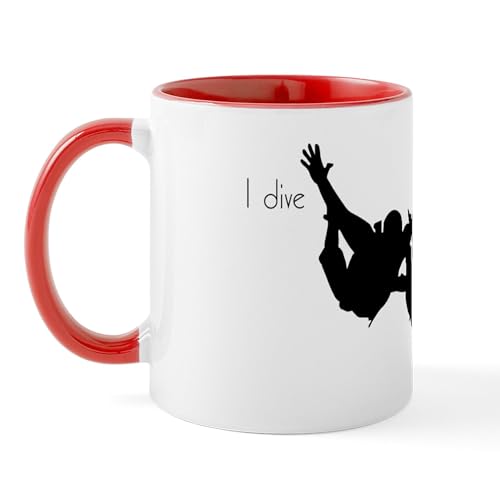 White/Red Inside - Skydiving Mug