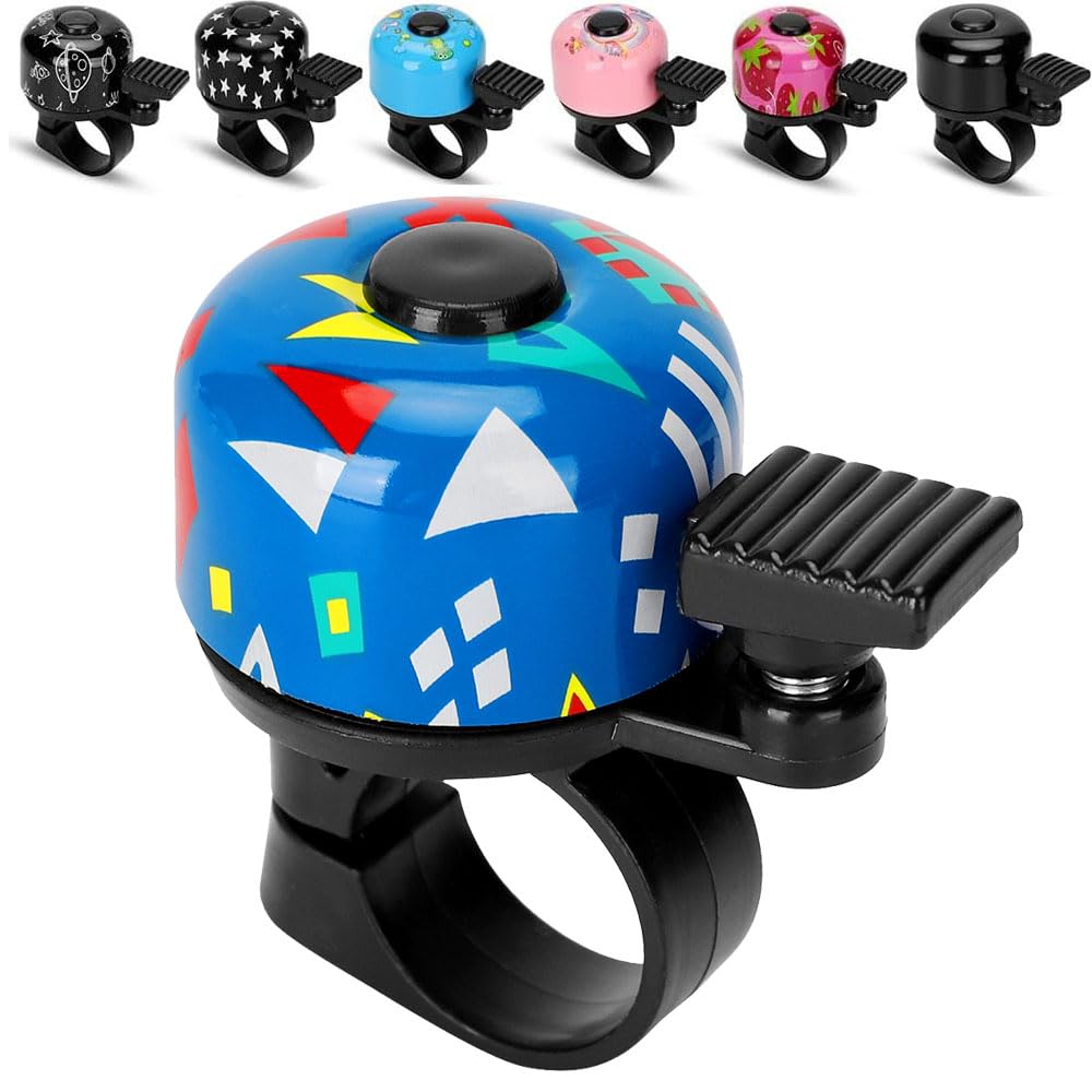 **120dB Loud Kids Bike Bell - Classic Mini Bicycle Bell for Boys, Girls & Adults | Crisp Clear Sound for MTB, BMX, City Bikes & Scooters | Durable & Stylish Bike Accessories for Safe Riding**    **Perfect for:** Commuting, Urban Cycling, Mountain Biking, Kids' Safety & Outdoor Adventures