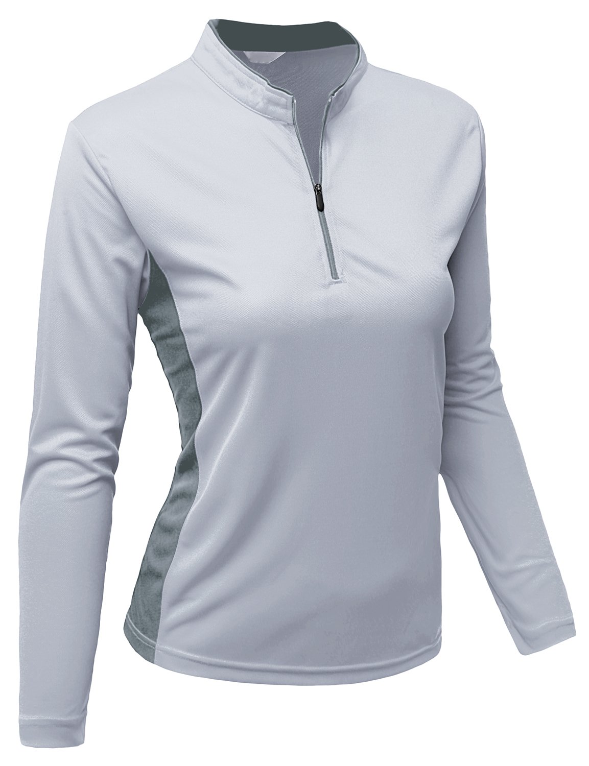 Coolon Women's 2-Tone Long Sleeve T-Shirts - Comfortable Casual & Workwear Top for Everyday Wear, Office, and Outings