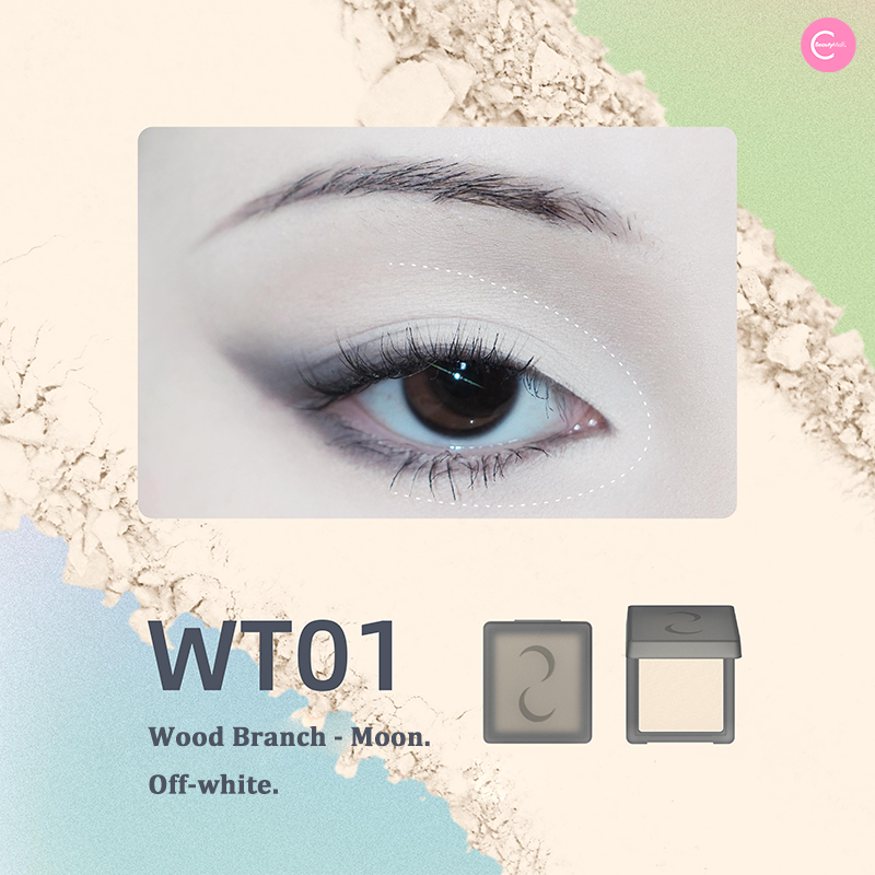 DRAMO Moonwheel Magnetic Matte Single Eyeshadow - Long Lasting, Highly Pigmented Eyeshadow for Everyday & Party Makeup