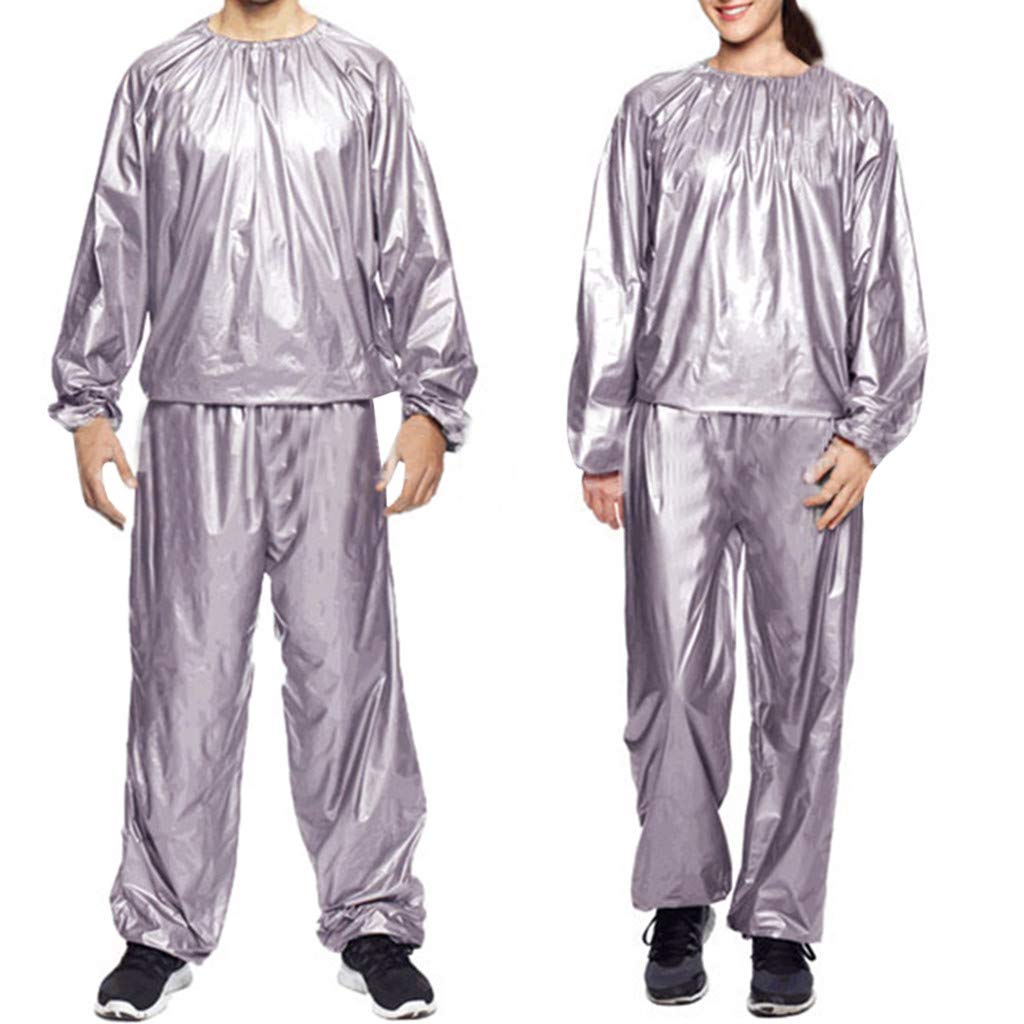 Premium Heavy Duty Sauna Suit for Men & Women - Weight Loss, Exercise & Slimming - Anti-Rip Gym Fitness Workout Sweat Suit for Sauna, Running & Home Training