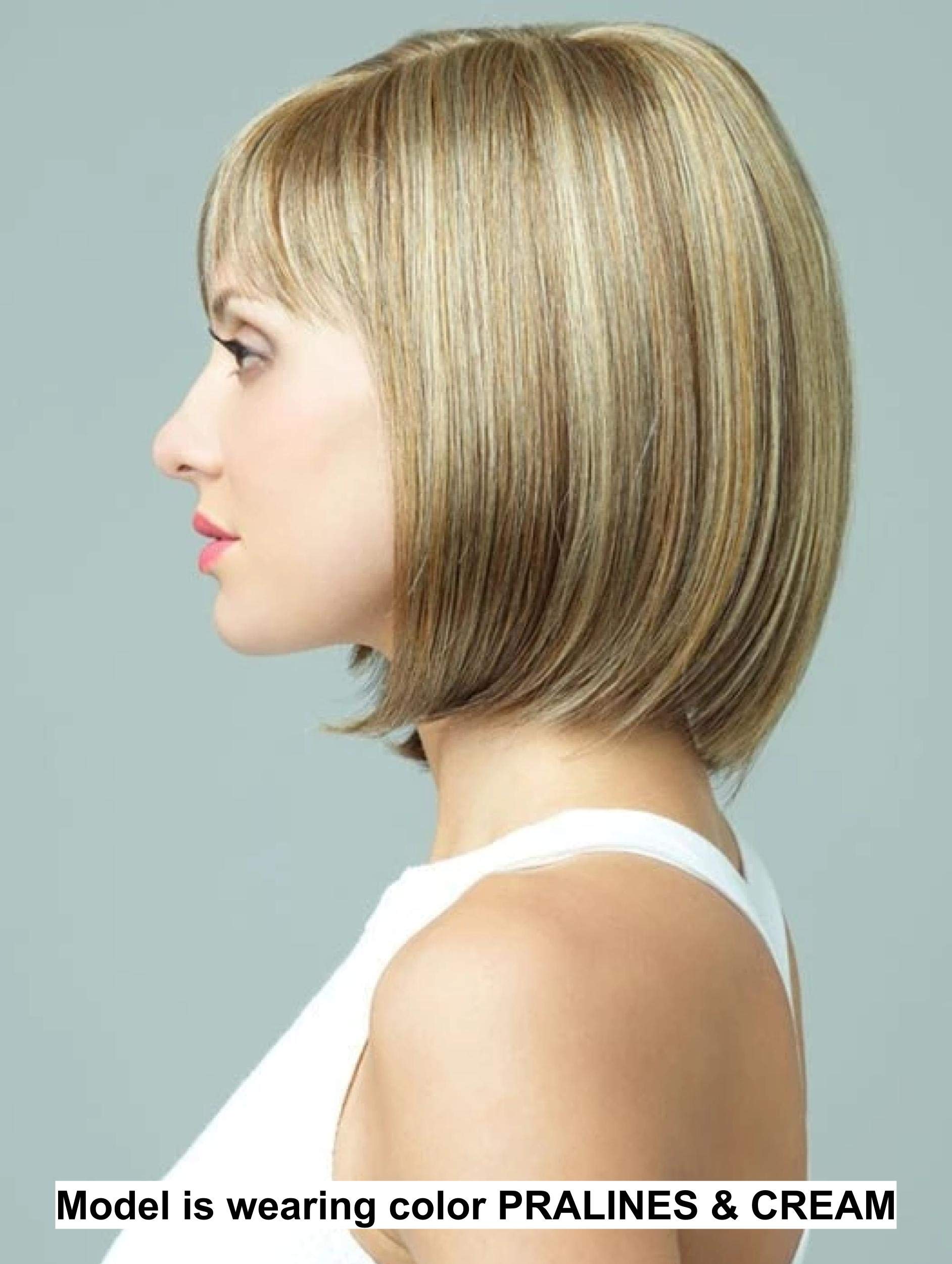 Rene Paris Petite Portia Wig & Christy's Wigs Q&A Booklet Bundle - Auburn Sugar Rooted Color - Perfect for Cosplay, Costume Parties & Everyday Wear