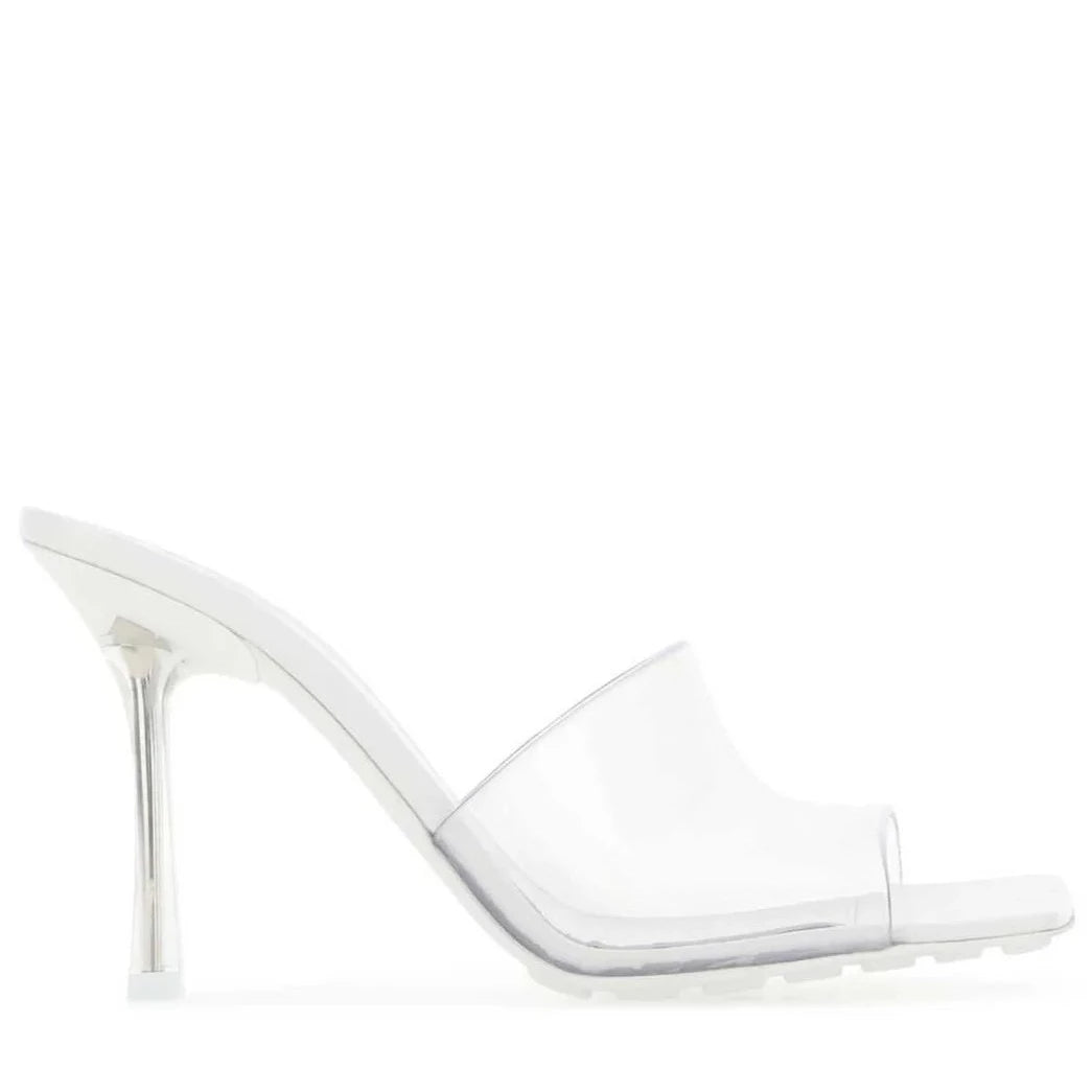 Stretch Mule 90 - Comfortable Clear Slides for Women | Perfect for Home, Beach & Poolside Relaxation