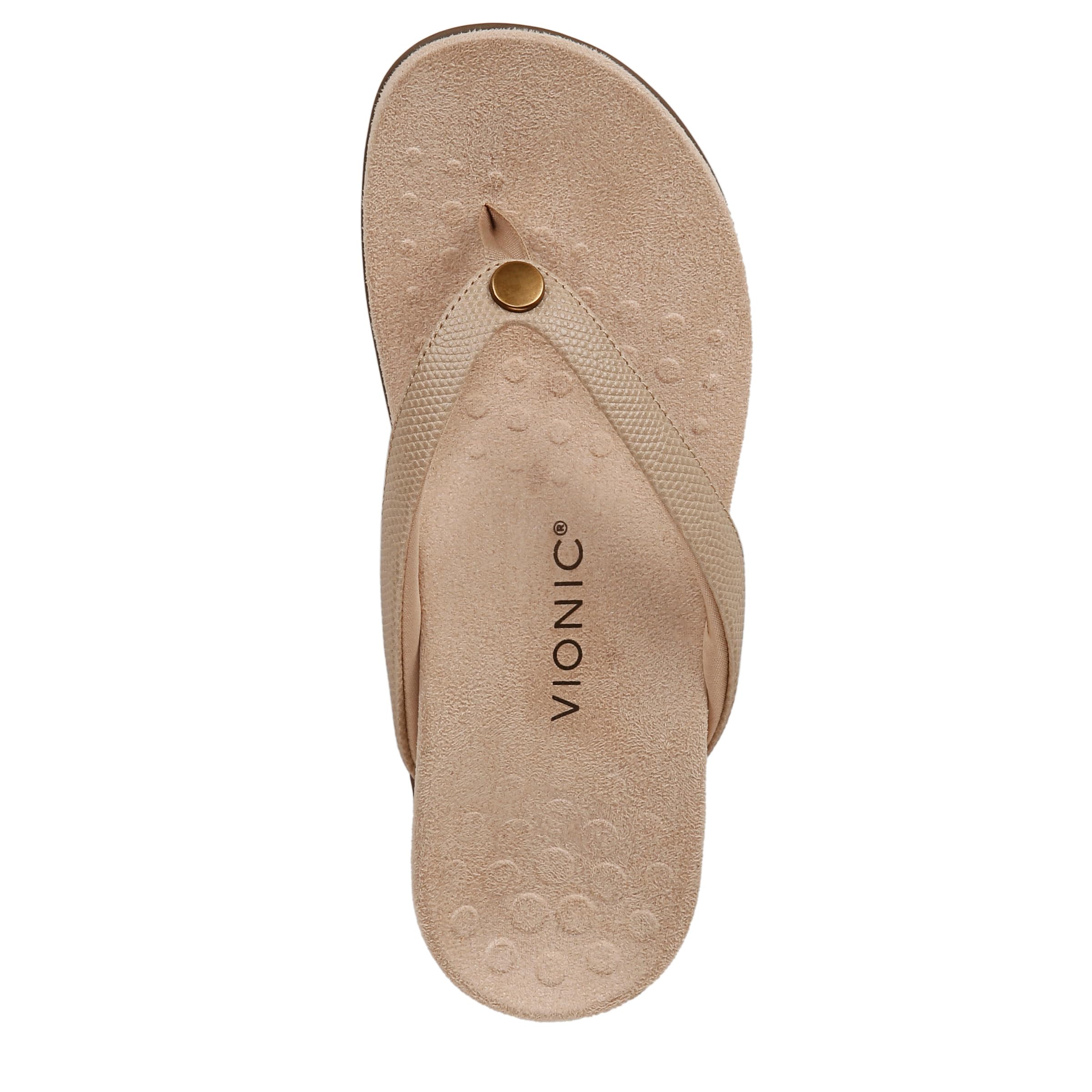 Vionic Women's Davina Orthotic Sandals - Comfortable Arch Support & Cushioned Footbed - Perfect for Walking, Travel & Everyday Wear