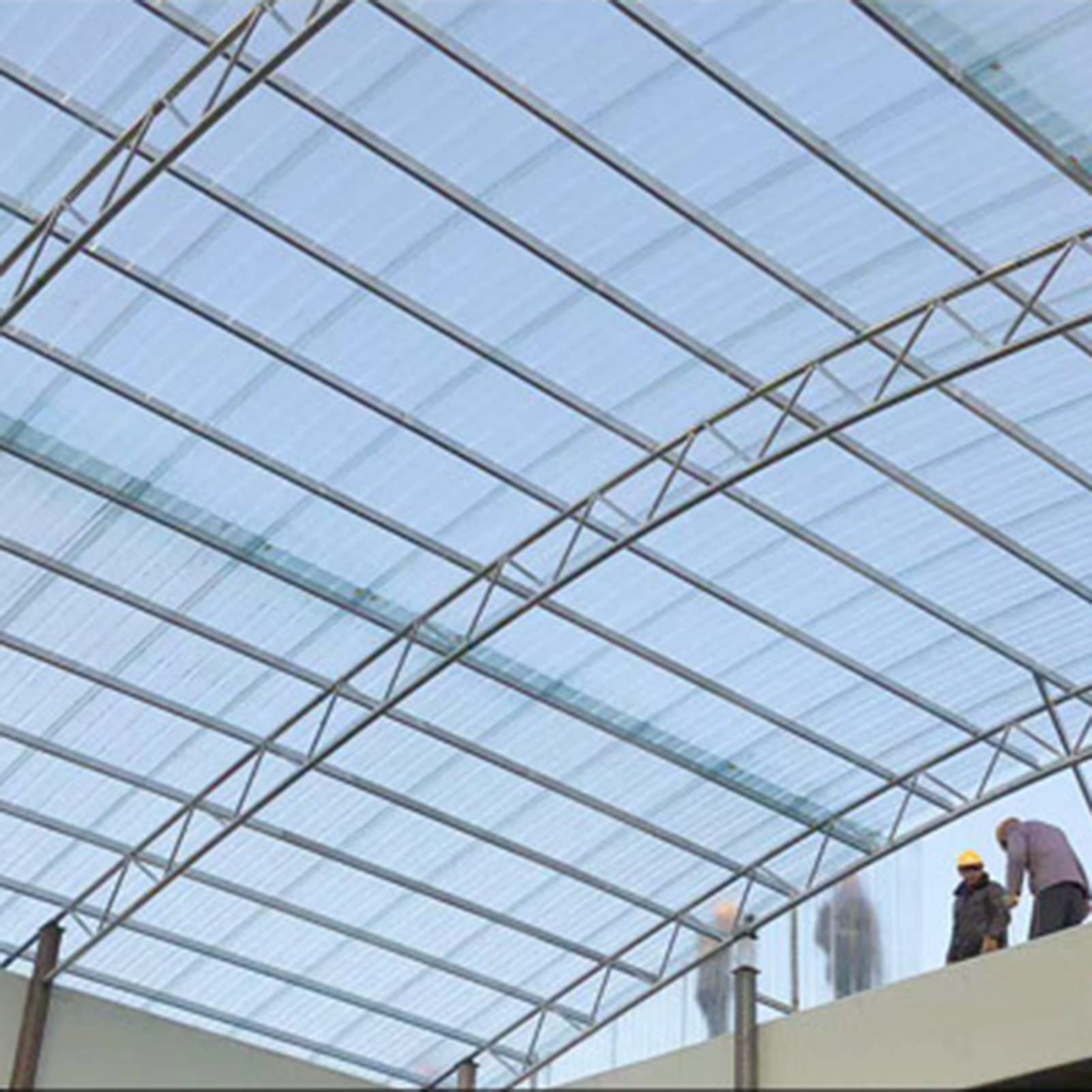 UV Resistant Polycarbonate Roofing Sheet - Clear Greenhouse Cover for Gardening, Farming, and Agriculture - Durable Canopy Panel (6.56ft x 3.2ft) - Perfect for Greenhouses, Patio Covers, and Outdoor Structures