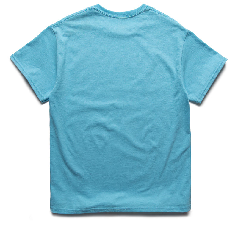 Felt Lil Devil Tee Baby Blue - Soft Cotton Graphic T-Shirt for Men & Women - Perfect for Halloween, Cosplay & Casual Wear
