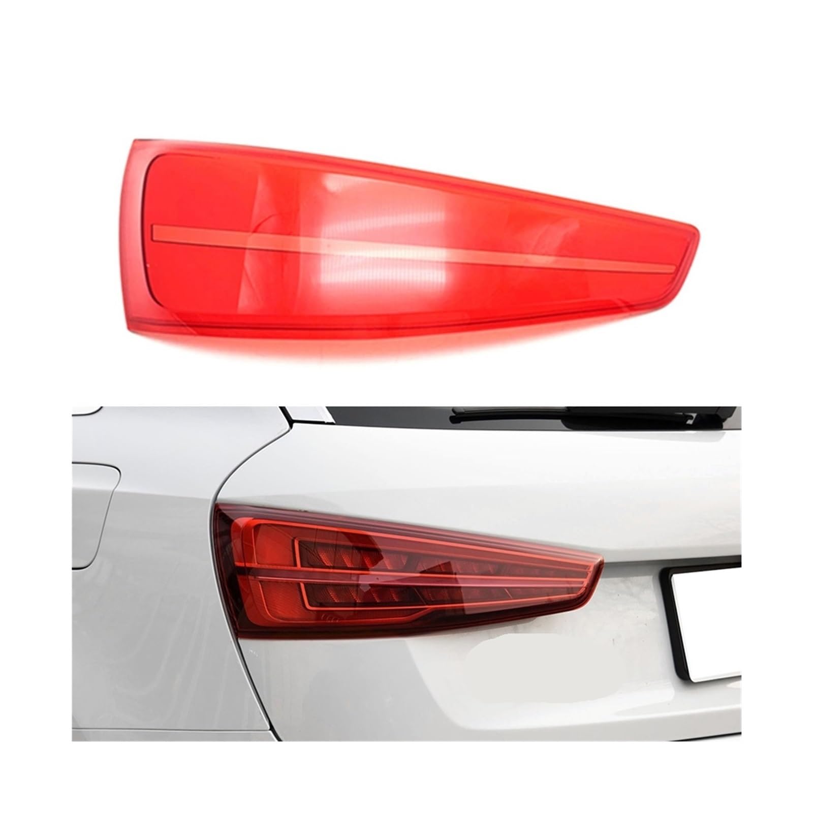 Audi Q3 2016-2018 Right Rear Taillight Cover Replacement - Durable Brake Light Shell, Tail Lamp Housing & Mask Compatible with Audi Q3 2016 2017 2018 Models - Perfect for Car Repair, Maintenance & Customization