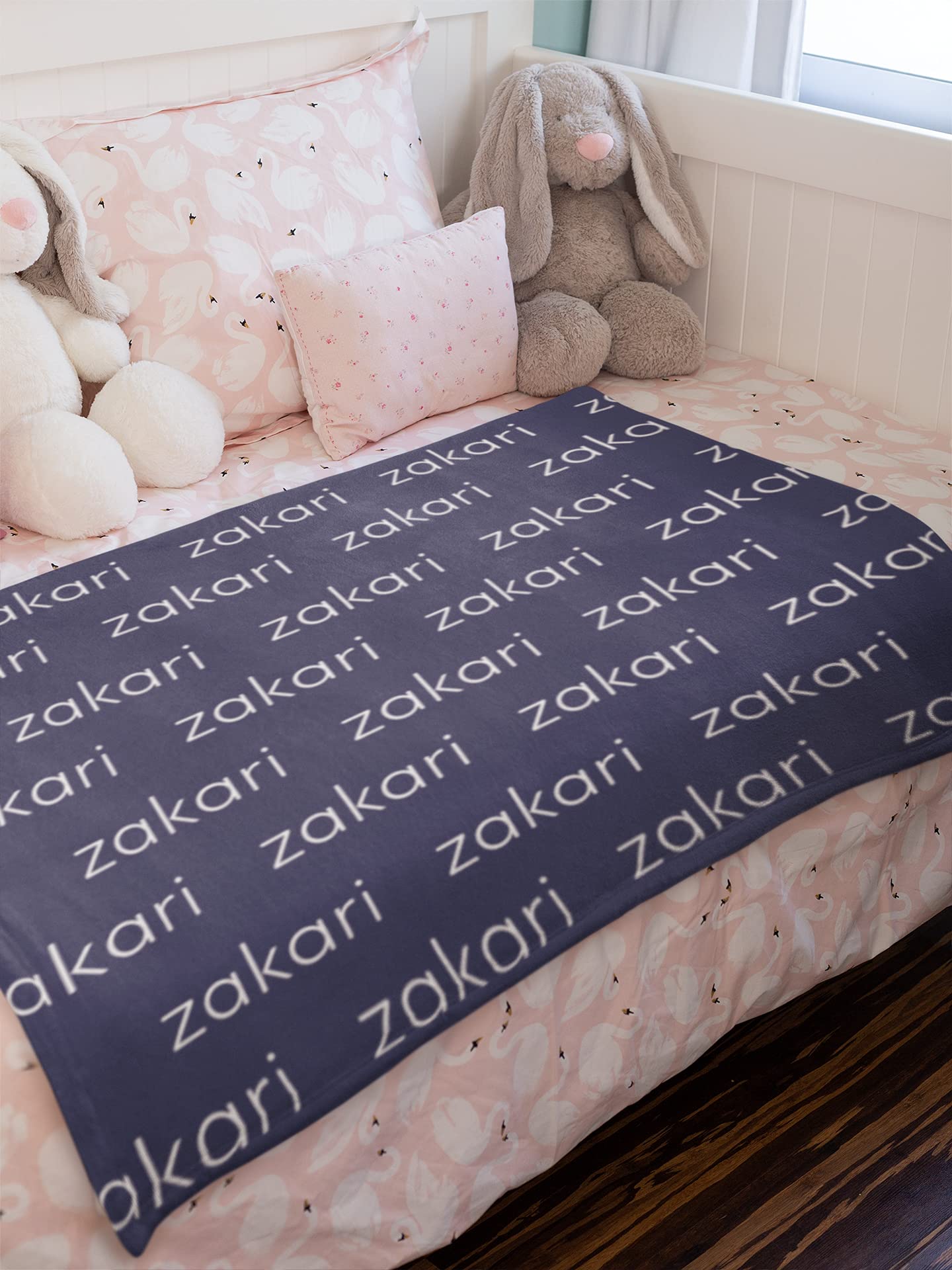 Personalized Name Blankets for Baby, Kids & Adults - Custom Fleece Blanket with Names for Mommy, Grandkids & Toddlers - Perfect Christmas Gift for Newborns, Birthday Presents & Cozy Family Moments