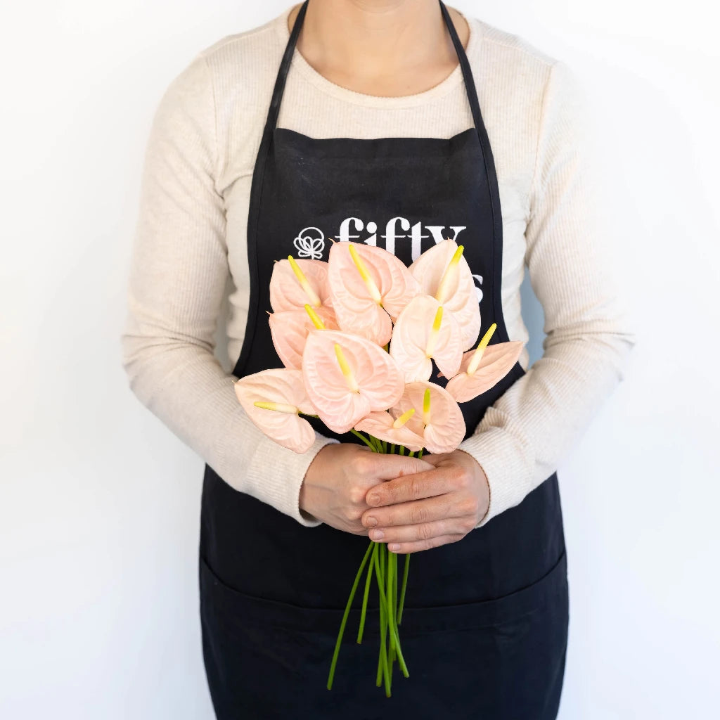 Anthurium Pink Tropical Flower - Live House Plant for Home & Office Decor - Perfect for Indoor Gardens, Gifts, and Tropical Themes