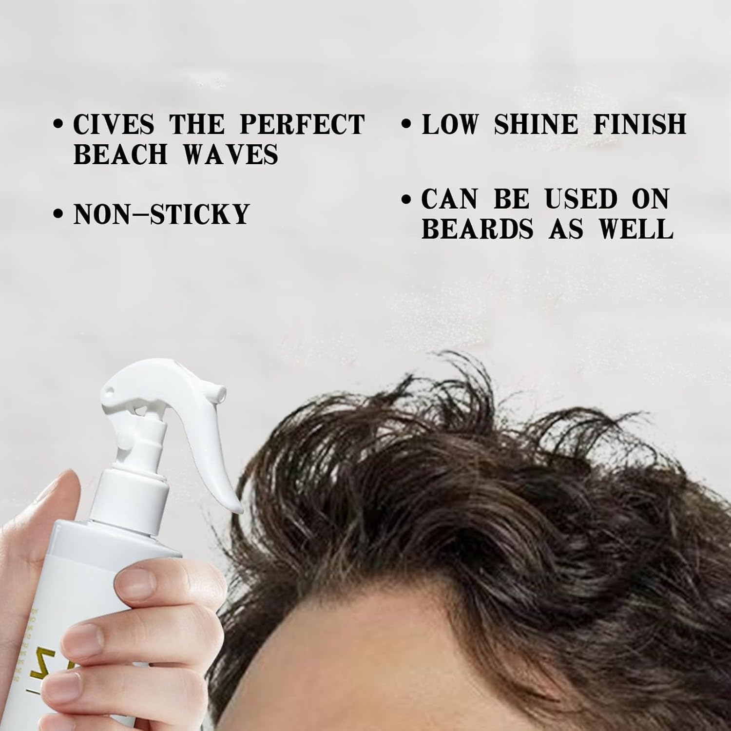 Mylz Sea Salt Spray for Men with Mango & Clay Texture Pack - Volumizing & Texturizing Hair Styling Spray for Beachy Waves & Matte Finish - Perfect for Daily Use, Beach Days & Styling Events