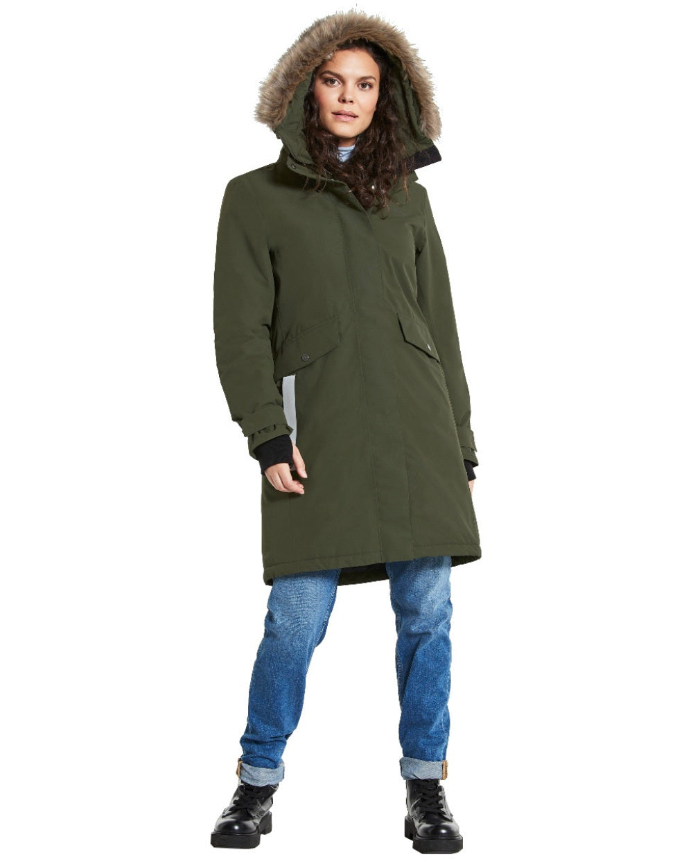 Didriksons Erika Women's Waterproof Insulated Winter Parka Jacket - Warm Windproof Coat for Outdoor Activities, Hiking & Snowy Weather