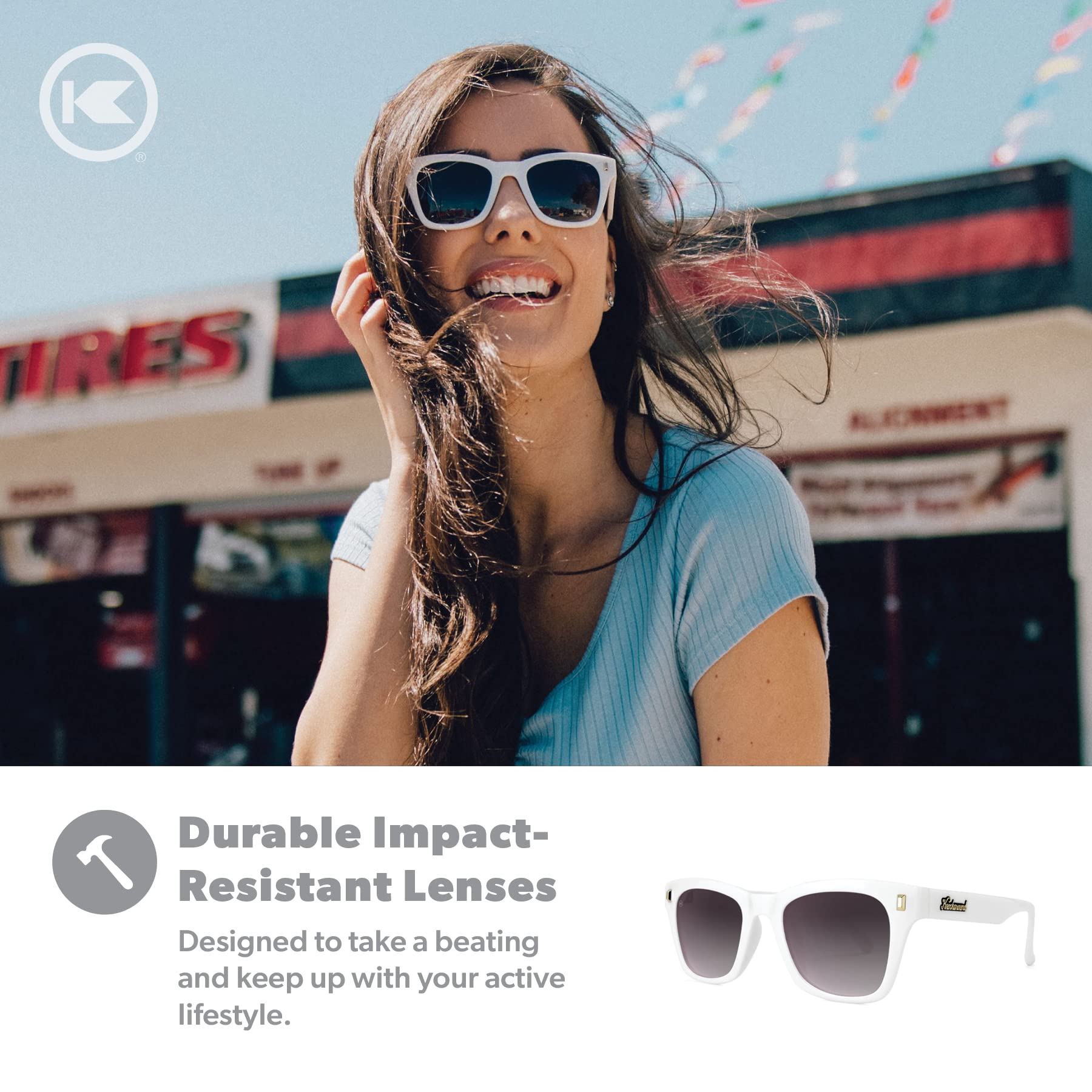 Knockaround Seventy Nines Polarized Sunglasses for Men & Women - UV400 Protection, Classic Aviator Style - Perfect for Driving, Beach & Outdoor Activities