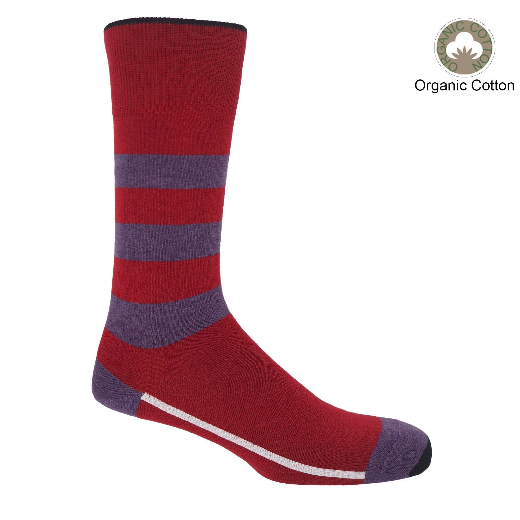 Equilibrium Men's Organic Cotton Socks 6-Pack | Soft Breathable Comfortable Ankle Socks for Everyday Wear, Gym & Outdoor Activities | Multiple Colors