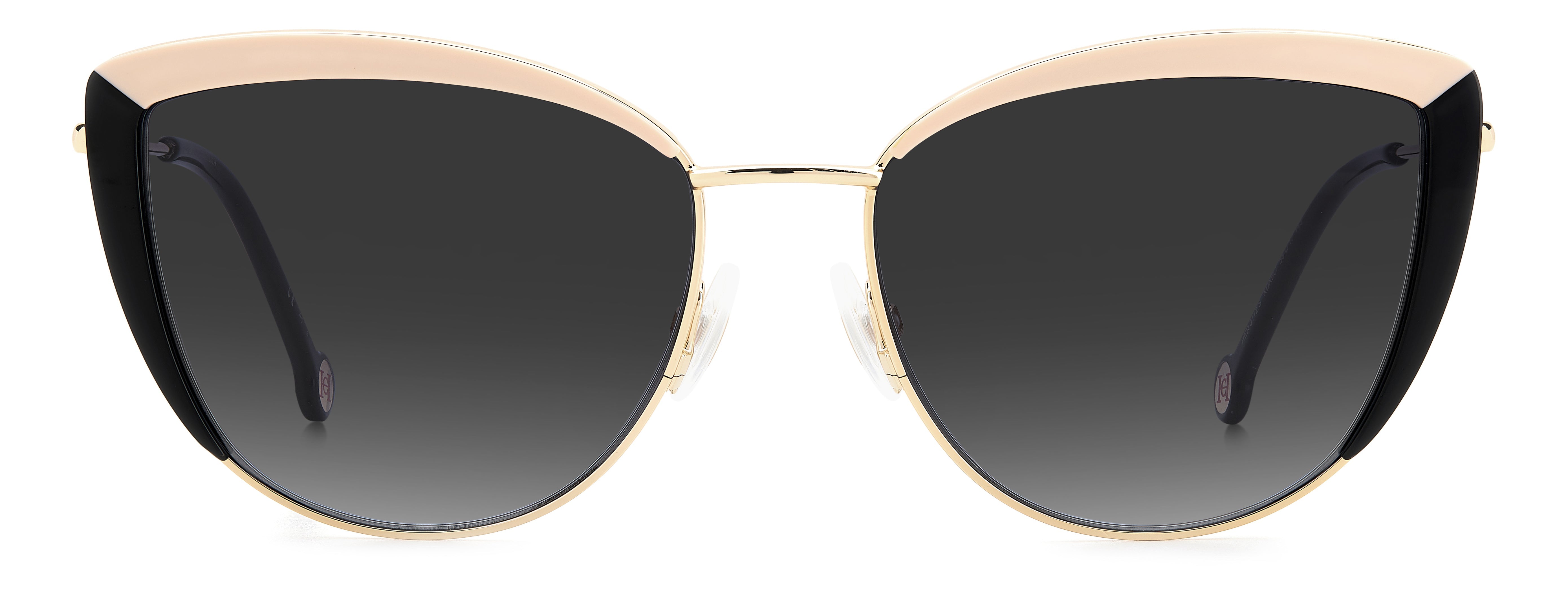 Carolina Herrera HER 0112/S Women's Luxury Sunglasses - UV Protection & Polarized Lenses for Driving, Beach & Outdoor Activities