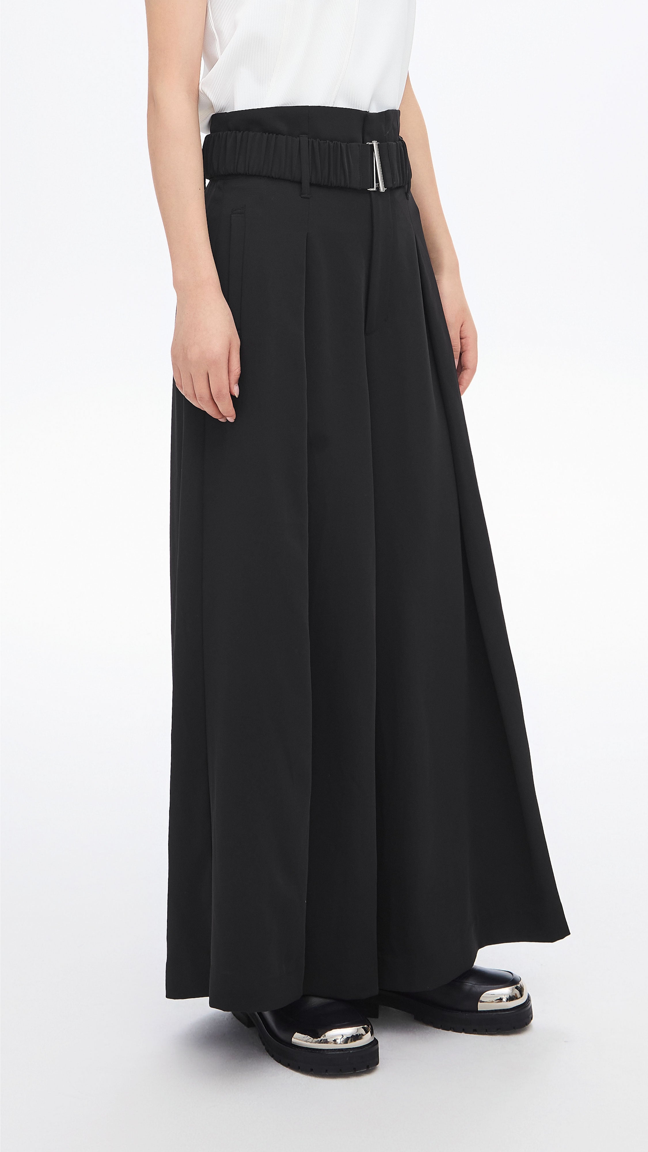 High Waist Wide Leg Pants for Women - Stretchy Comfortable Trousers with Pockets | Office, Casual & Travel Outfit | Plus Size Available