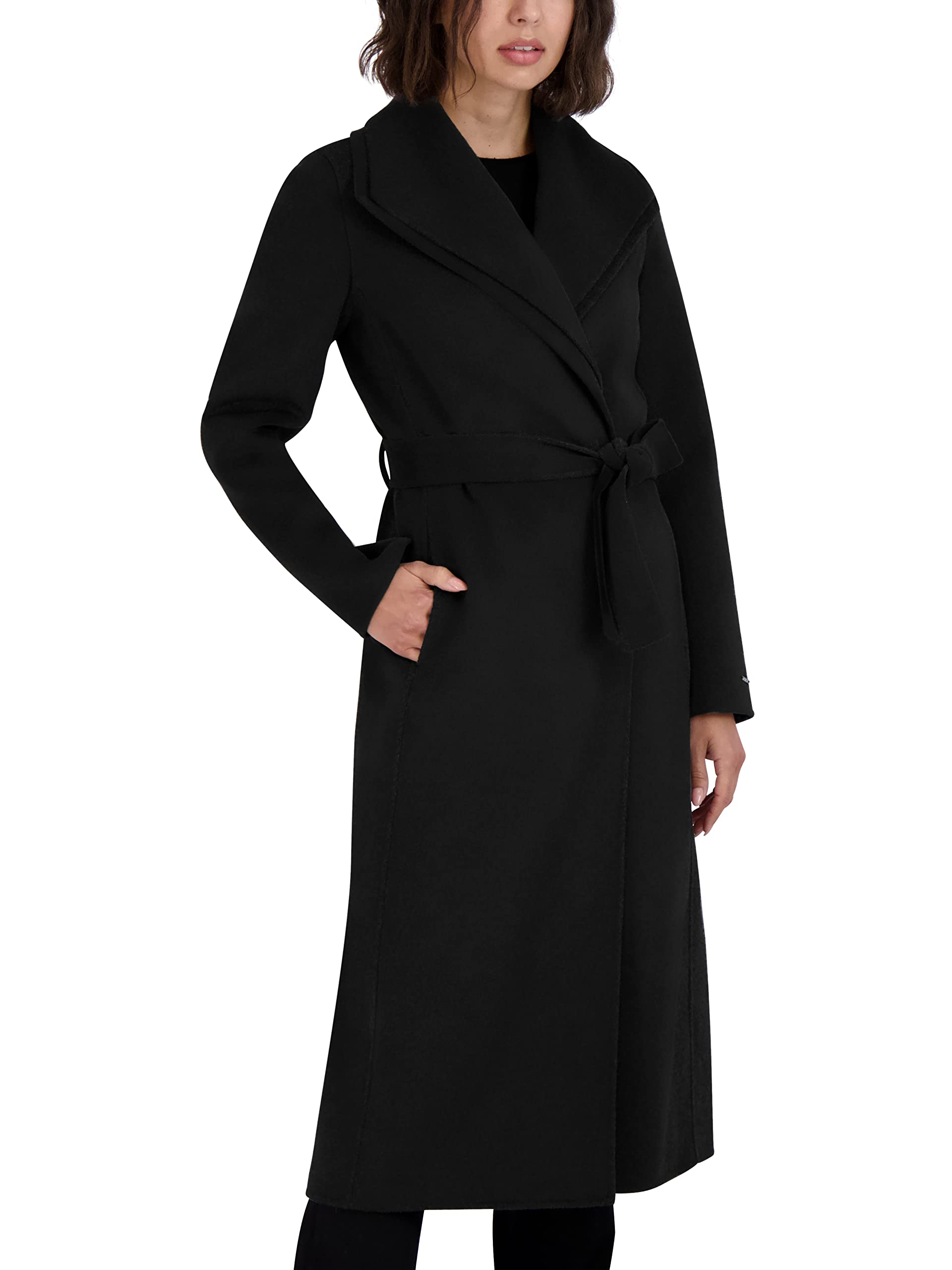 Tahari Women's Wool Blend Double-Faced Peacoat Winter Trench Coat - Warm & Stylish Outerwear for Cold Weather, Office & Casual Wear