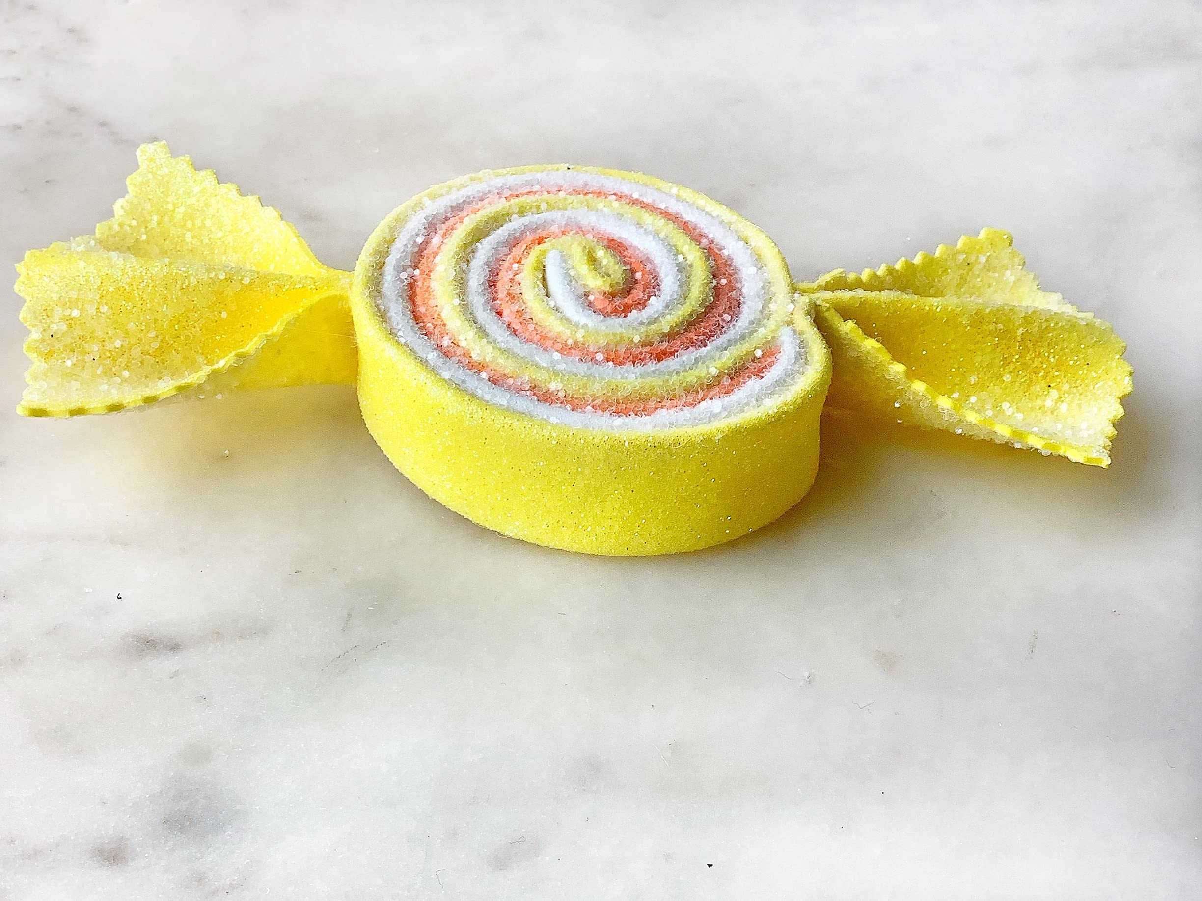 Faux Halloween Candy Corn & Lollipop Decorations - Halloween Wreath Attachments & Embellishments - Candy-Themed Halloween Decor for Parties, Home, and Outdoor Decorations