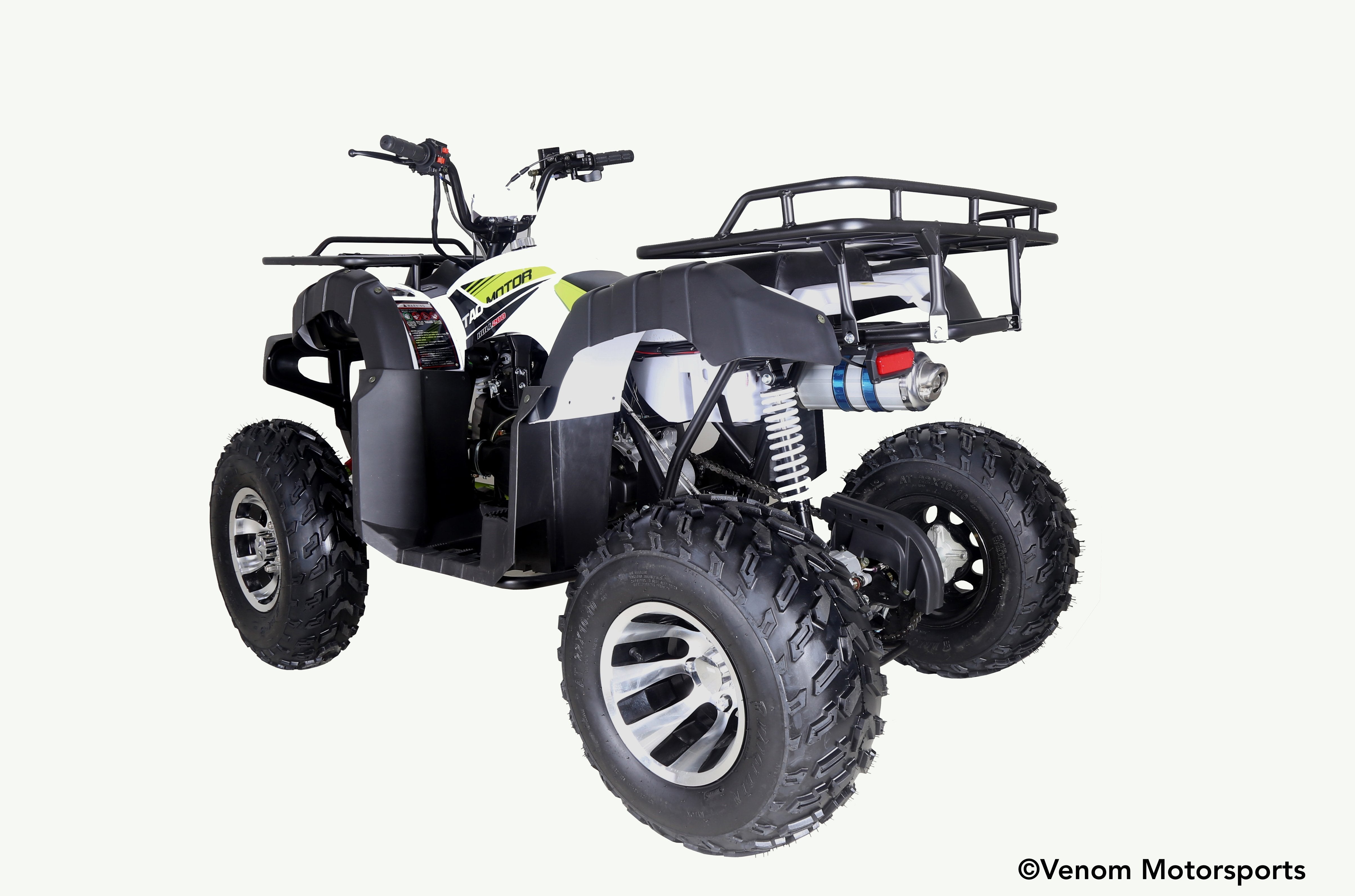 200cc Kodiak ATV - Fully Automatic with Reverse Gear | Full-Size Adult All-Terrain Vehicle for Off-Road Trails, Hunting & Farm Work | Powerful 4-Stroke Engine | Durable Steel Frame