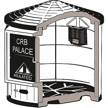 Extra Large Insulated Round Barn House for Animals - Durable & Weatherproof Shelter for Horses, Cows, and Livestock - Perfect for Farms, Ranches, and Outdoor Use