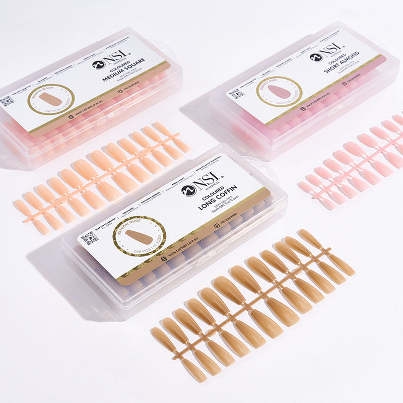 Vibrant Colored Gel Nail Tips - Long-Lasting Press-On Nails for Manicures & Pedicures | Perfect for Parties, Weddings & Special Occasions