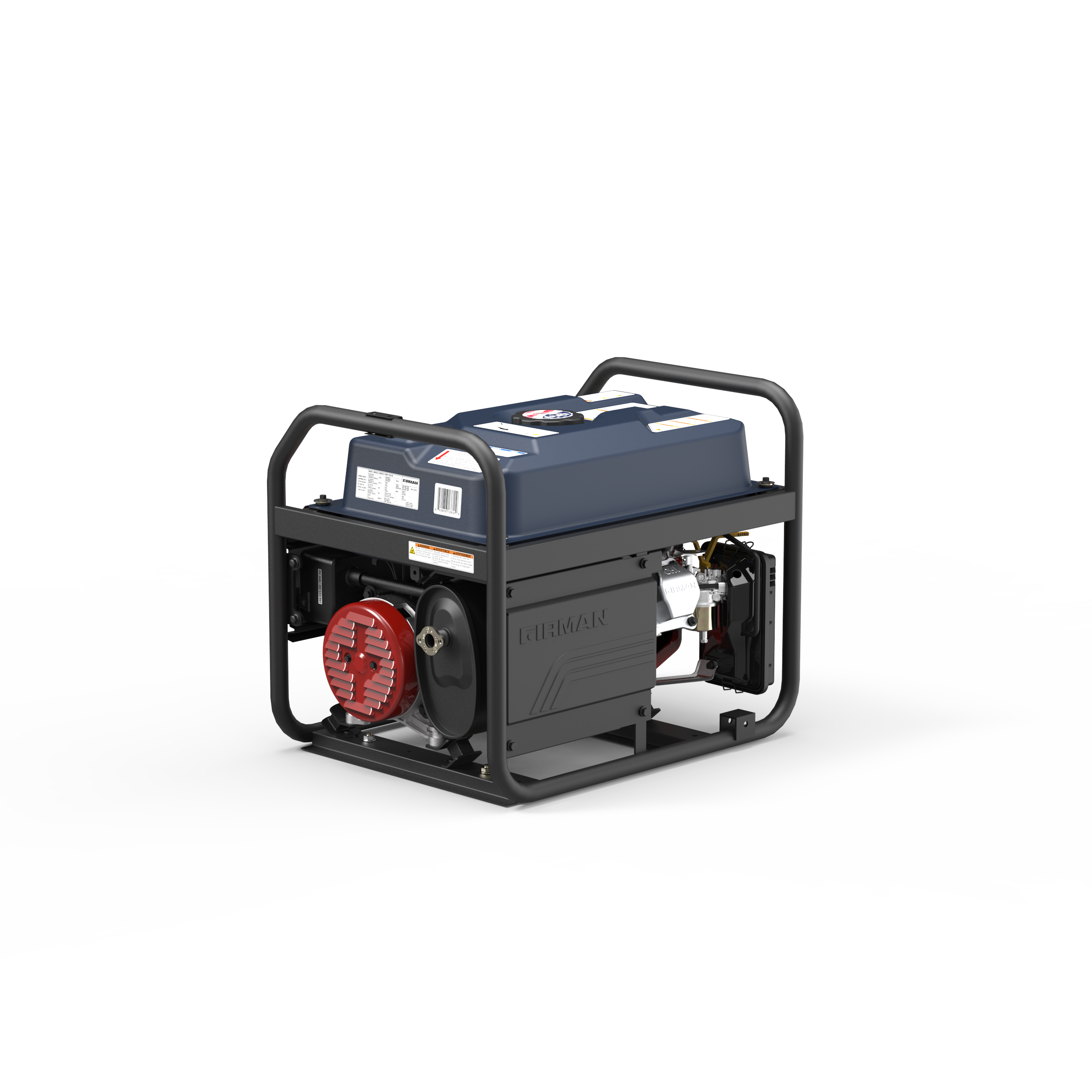 4550W Portable Gas Generator with Recoil Start - 120V Power for Camping, Outdoor Events & Emergency Backup