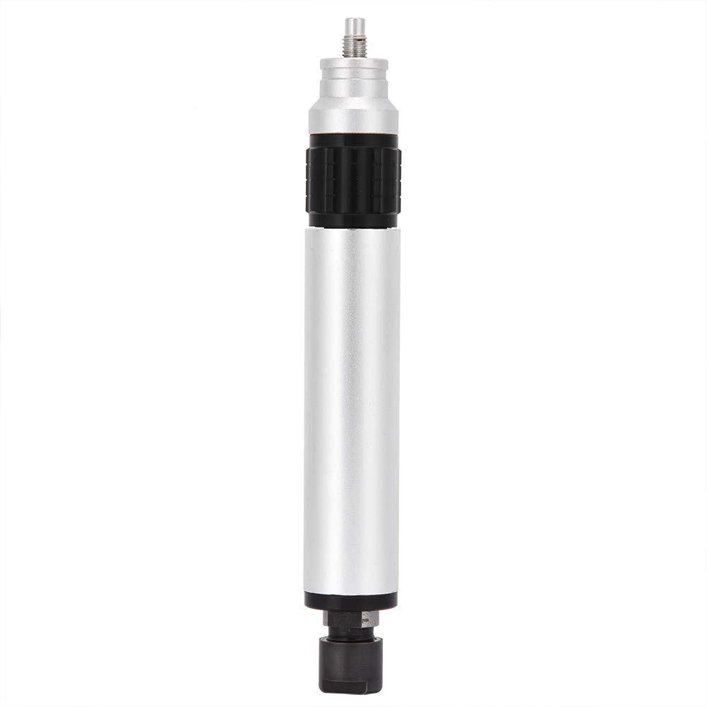 High-Speed Pneumatic Air Die Grinder Tool - 35000 RPM Micro Grinding Pen with 3-6mm Chuck for Jewelry Making, Jade Carving & Metal Polishing (Silver Refined) - Perfect for DIY Crafts, Stone Engraving & Precision Metalwork