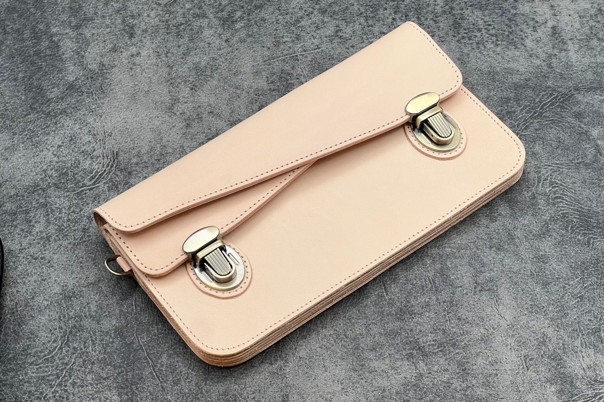 Premium Undyed Leather Accordion Pouch - Handmade Genuine Leather Expandable Wallet for Men & Women - Perfect for Travel, Business Cards, and Daily Essentials