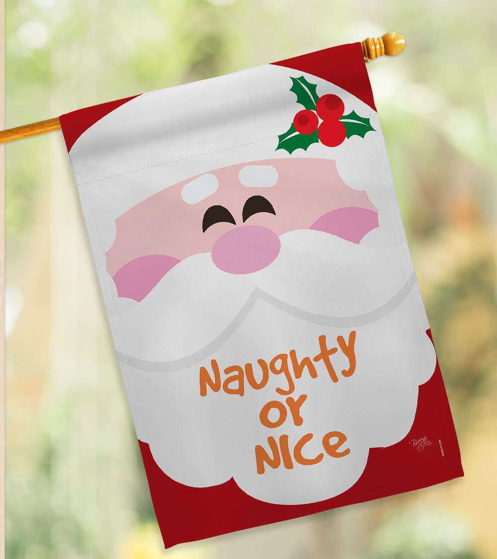 Winter Christmas House Flag Set 28x40