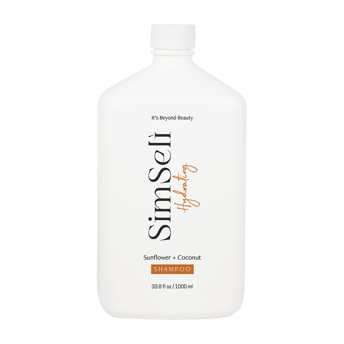 SIMSELI Hydrating Shampoo for Dry Damaged Hair - Sulfate Free Moisturizing Shampoo with Argan Oil & Keratin - Best for Color Treated Hair & Daily Hydration Care (Home & Salon Use)