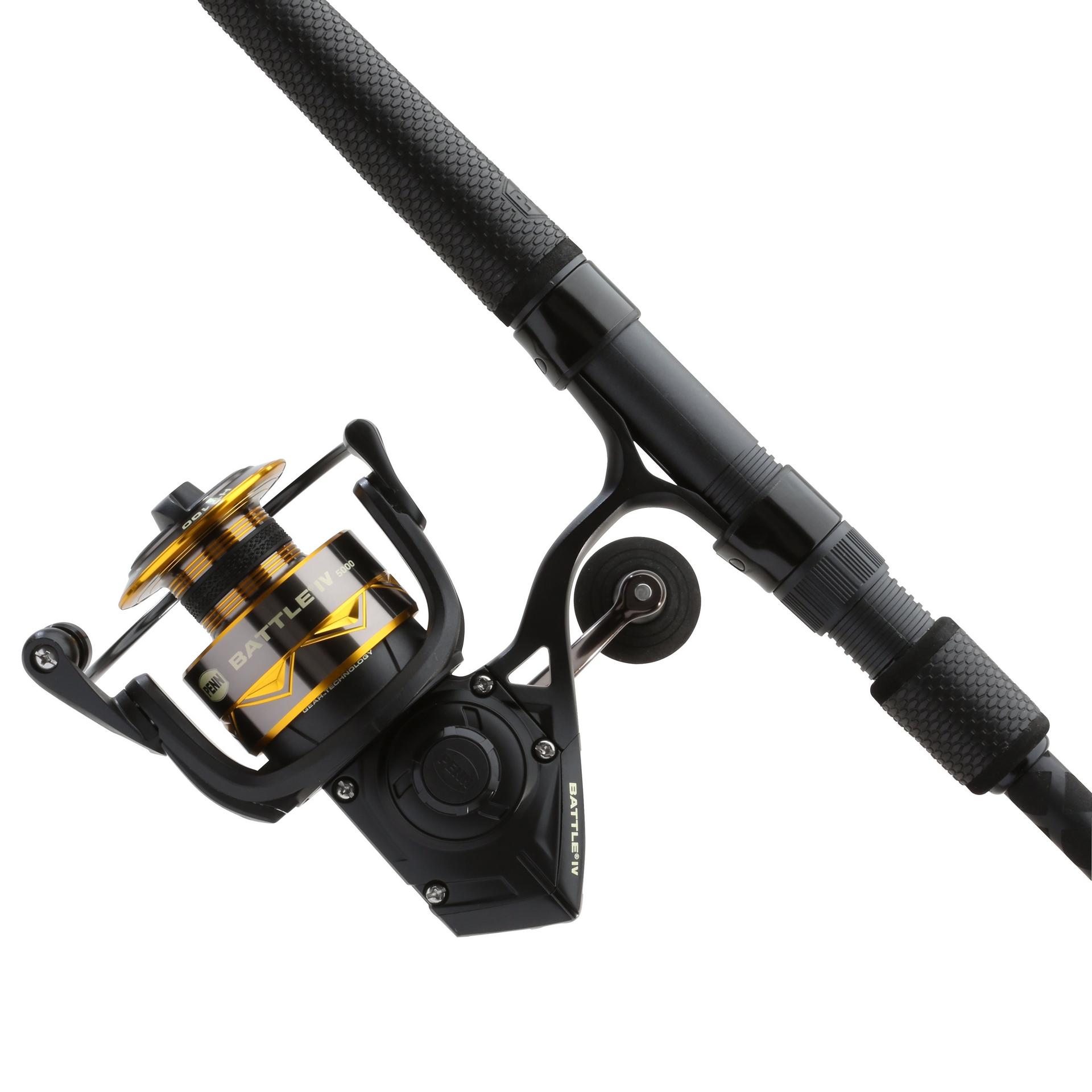 Battle® IV LE Spinning Rod and Reel Combo - Premium Fishing Gear for Freshwater & Saltwater Anglers | Perfect for Bass, Trout, and Offshore Fishing Adventures