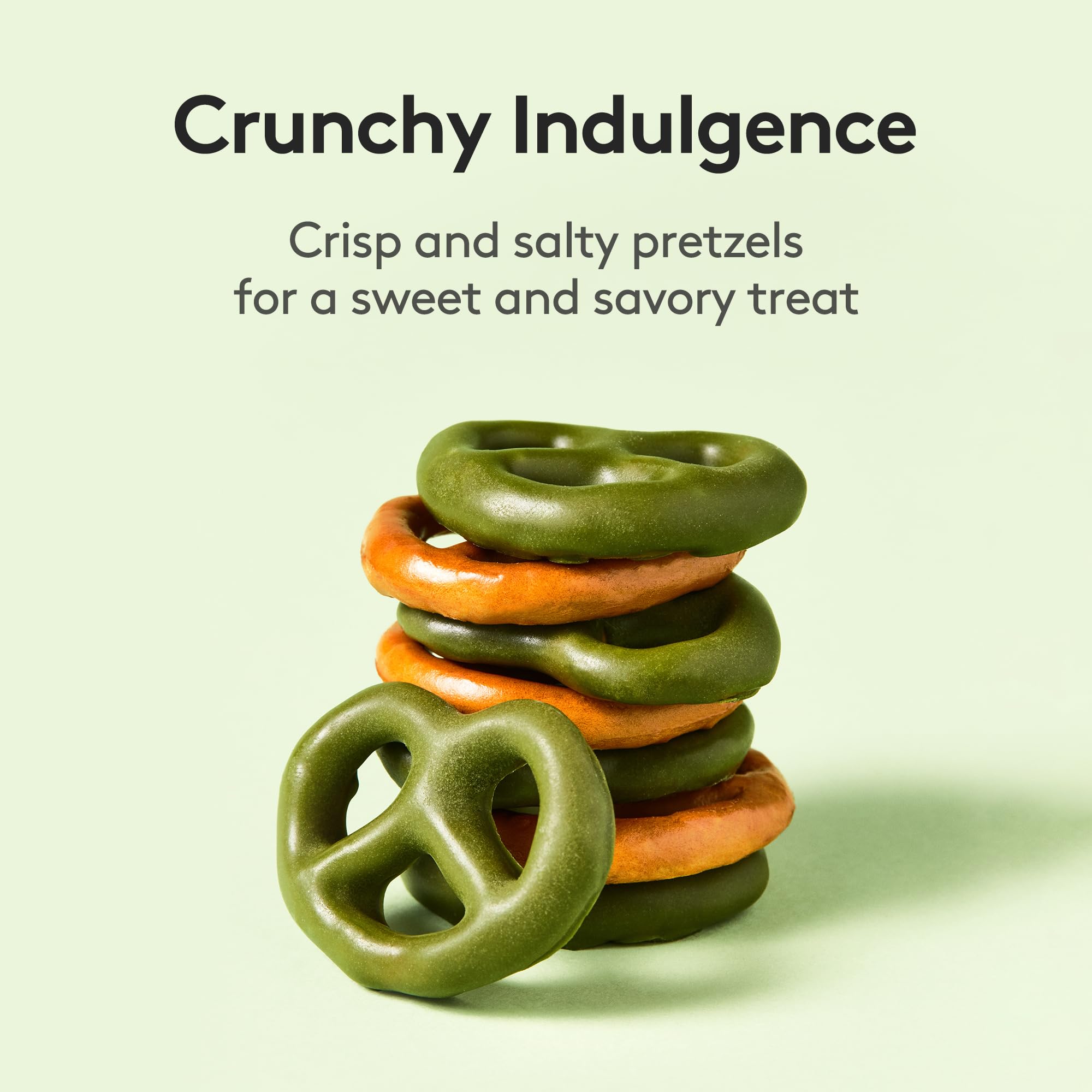 OSULLOC Matcha Pretzel Snacks (2.46 oz, 70g) - Premium Korean Green Tea Flavored Crackers from Jeju Island | Asian Tea Time Treats for Office, School & Home Snacking