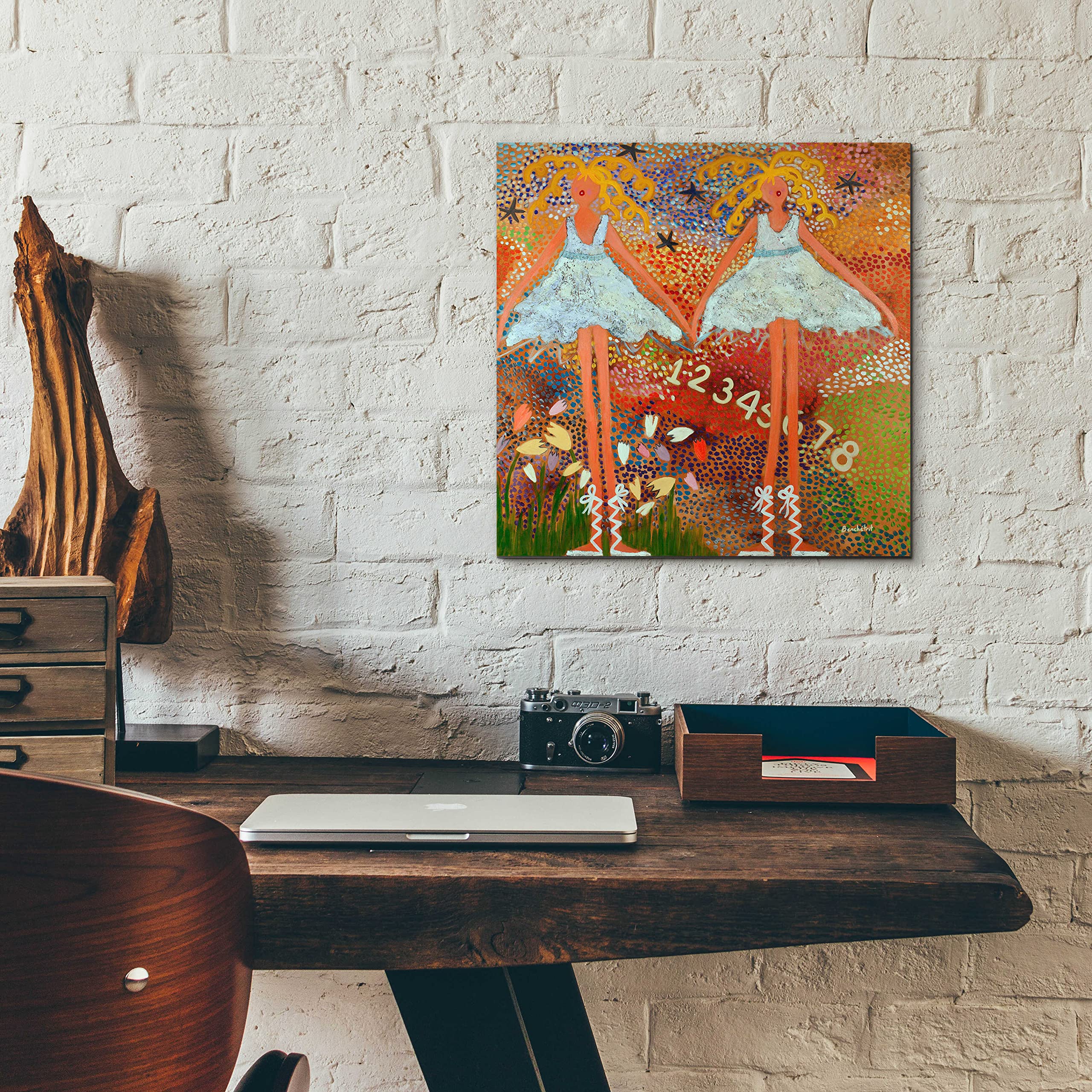 Desert Dance Acrylic Glass Wall Art by Caroline Benchétrit - 12