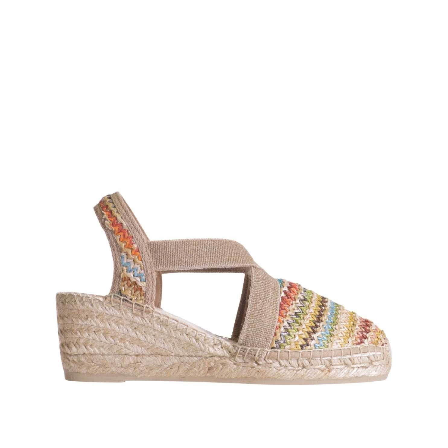 Women's Comfortable Cotton Blend Wedge Espadrille Shoes - Breathable Summer Sandals for Beach, Vacation & Casual Outings
