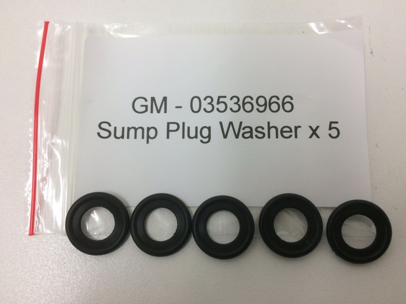 Genuine Holden Commodore LS1 5.7L VT VX VY VZ Oil Pan Sump Plug Washers - 5 Pack - Perfect for Engine Maintenance & Oil Changes